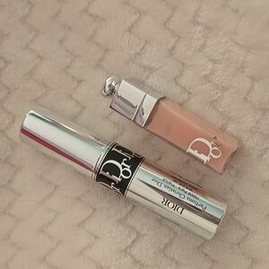 Dior Addict #001 Pink Lip Maximizer & #090 Black Mascara